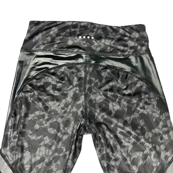 Souluxe Leggings Black Grey Printed Pull On Stretch Pants Youth Girl's 10 Years - Picture 10 of 13